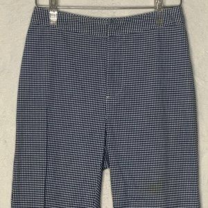 Vintage Liz Claiborne Blue Gingham Crop Pants 7PE